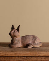 Hand Formed Terracotta Cat Sculpture, Mexico, 1960's - Lone Fox