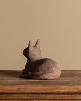 Hand Formed Terracotta Cat Sculpture, Mexico, 1960's - Lone Fox