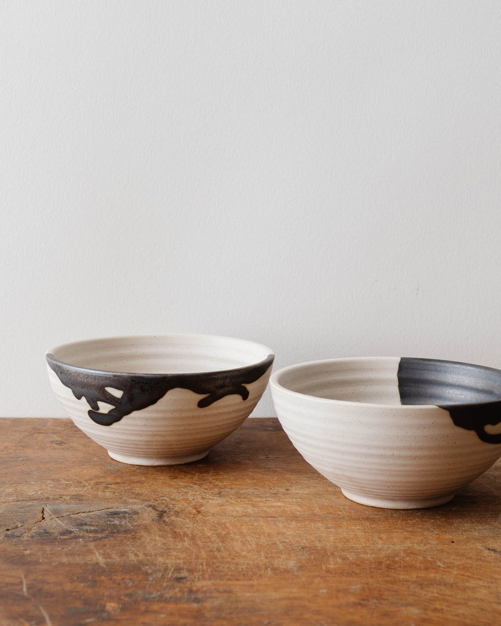 Hand Painted Blotch Stoneware Bowls (Set of 2) – Lone Fox