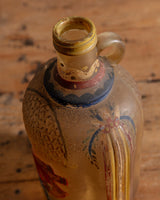 Hand Painted Glass Jug - Lone Fox