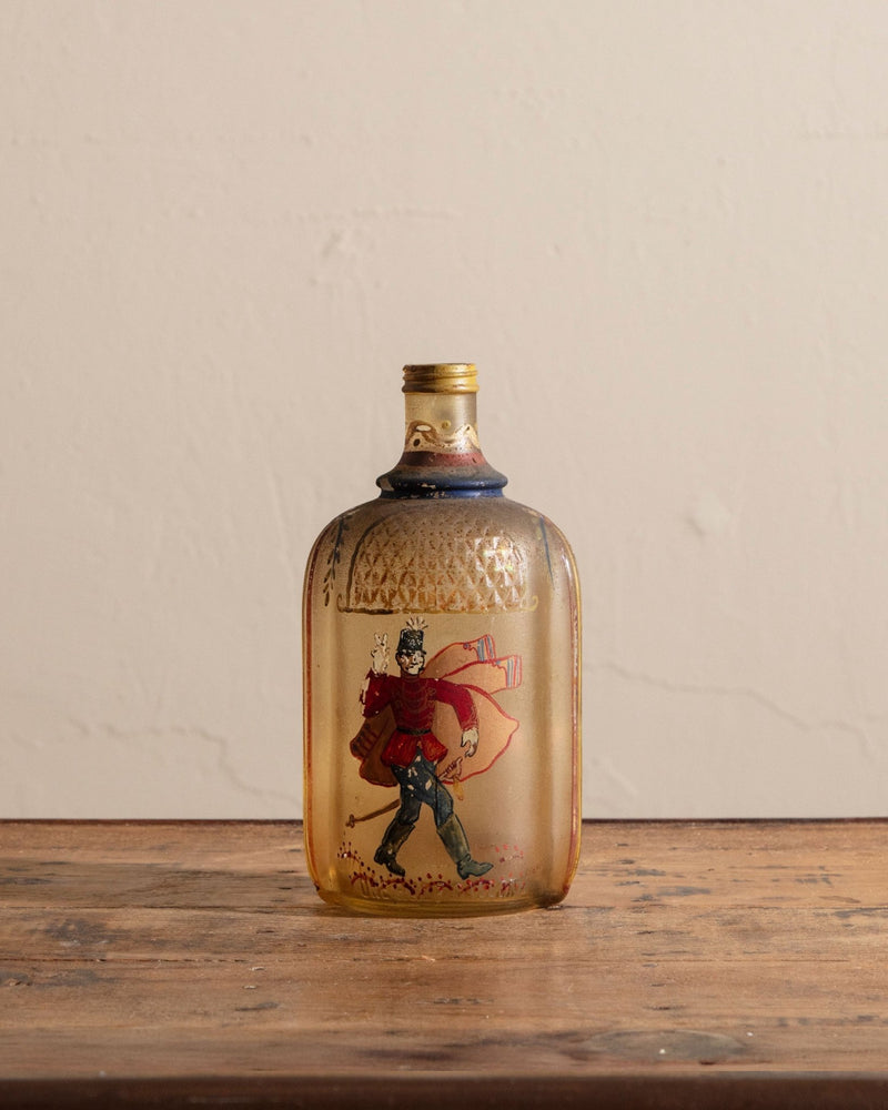 Hand Painted Glass Jug - Lone Fox