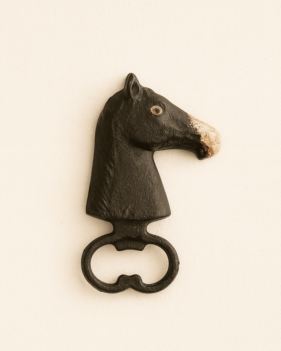 BEBE【ITALY】馬車ベンハー　ロココ調　西洋美術品　置物　オブジェ Hand Painted Iron Horse Head Bottle Opener – Lone Fox