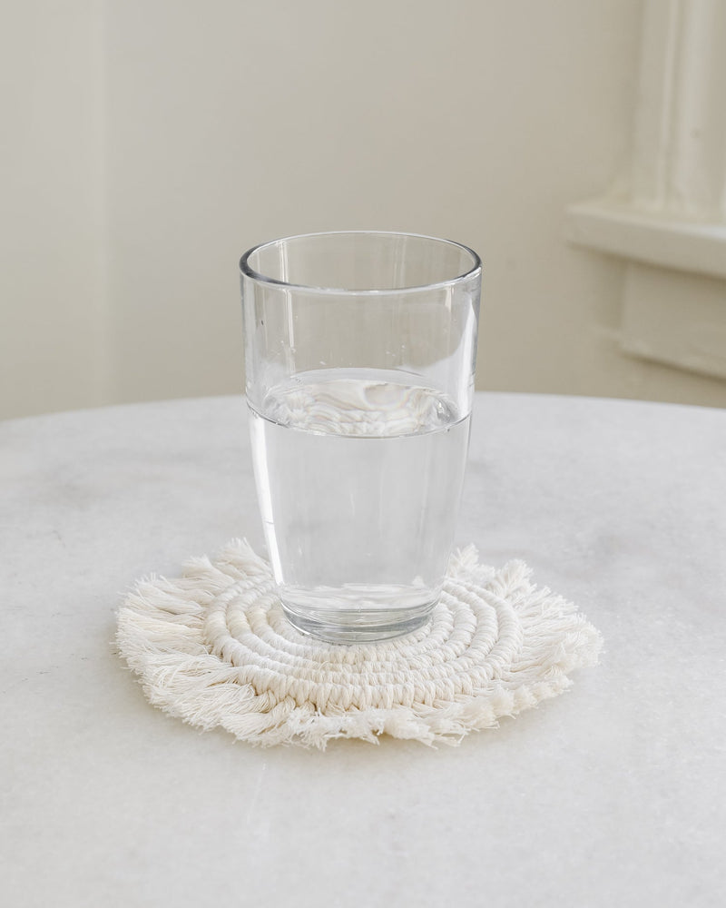 Hand Woven Macrame Coasters - Lone Fox