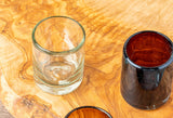 Handblown Shooter Glasses - Tamarind - Lone Fox