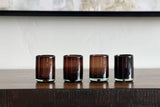 Handblown Shooter Glasses - Tamarind - Lone Fox