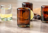Handblown Shooter Glasses - Tamarind - Lone Fox