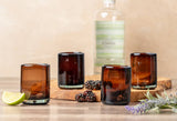 Handblown Shooter Glasses - Tamarind - Lone Fox