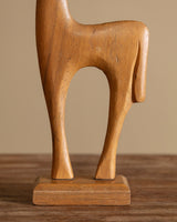 Handcarved Abstract Giraffe Sculpture, Africa, Mid 20th Century - Lone Fox