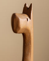 Handcarved Abstract Giraffe Sculpture, Africa, Mid 20th Century - Lone Fox