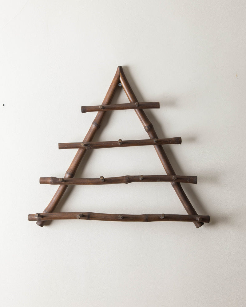 Handmade Bamboo Triangle Rack - Lone Fox