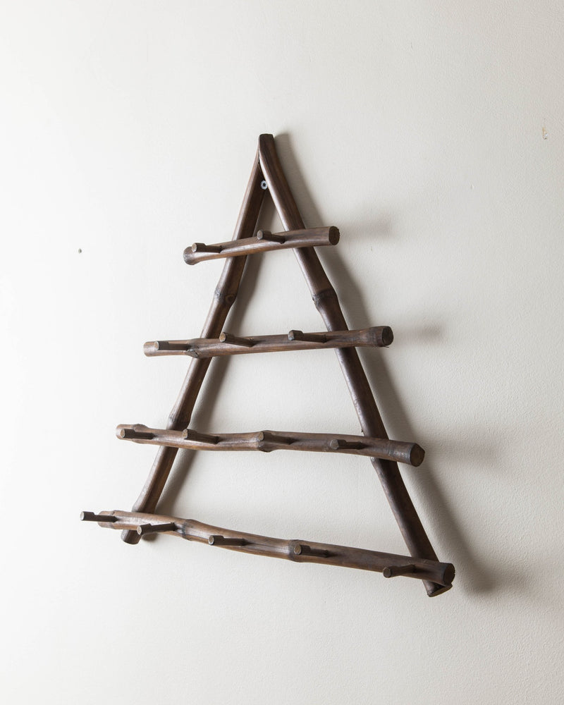 Handmade Bamboo Triangle Rack - Lone Fox