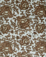 Handmade Block Print Gift Wrapping Paper - Lone Fox