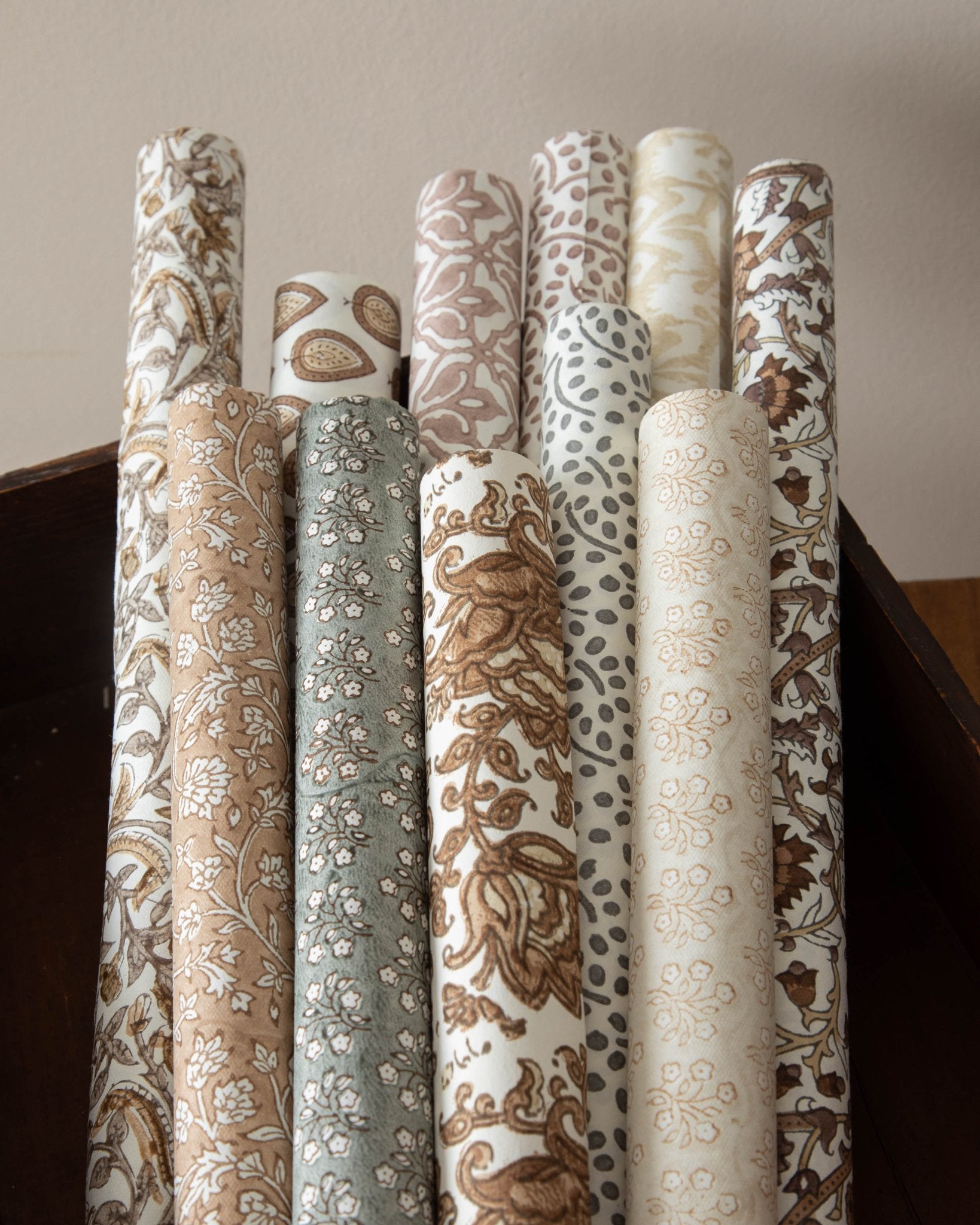 Handmade Block Print Gift Wrapping Paper – Lone Fox