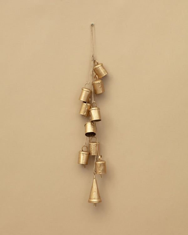 Handmade Hanging Metal Bells on Jute - Lone Fox