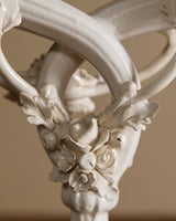 Handmade Italian Ceramic Twisted Candelabra, Mid-20th Century - Lone Fox