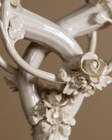 Handmade Italian Ceramic Twisted Candelabra, Mid-20th Century - Lone Fox