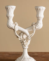 Handmade Italian Ceramic Twisted Candelabra, Mid-20th Century - Lone Fox