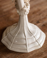 Handmade Italian Ceramic Twisted Candelabra, Mid-20th Century - Lone Fox