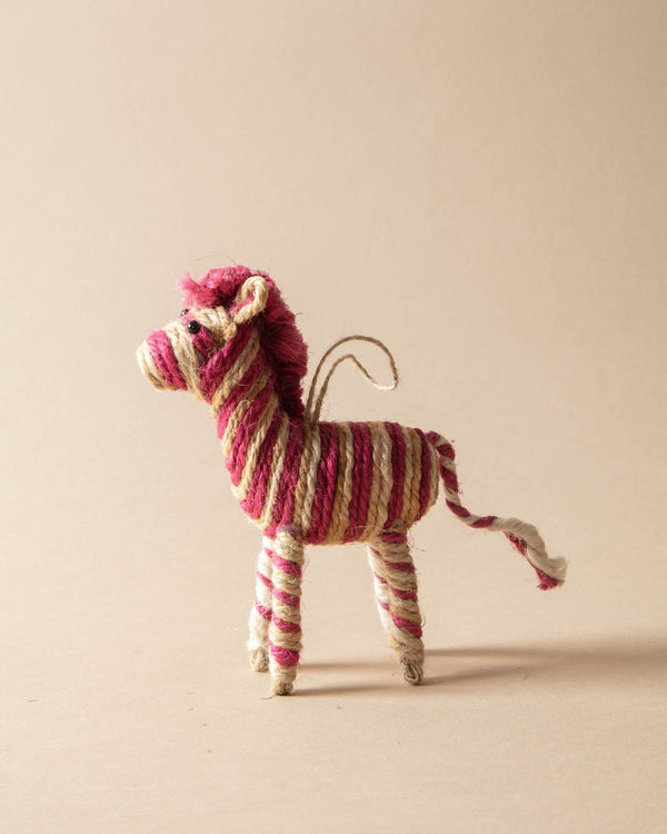 Handmade Jute Zebra Ornaments - Lone Fox