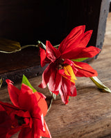 Handmade Paper Poinsettia 72" Garland - Lone Fox