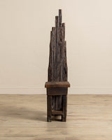 Handmade Rustic Wood Accent Chair #3 - Lone Fox