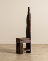 Handmade Rustic Wood Accent Chair #3 - Lone Fox