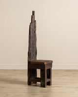 Handmade Rustic Wood Accent Chair #3 - Lone Fox