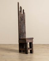 Handmade Rustic Wood Accent Chair #4 - Lone Fox