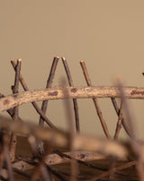 Handmade Twig Basket, American, Mid-20th Century - Lone Fox