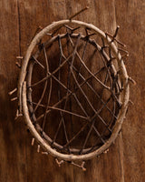 Handmade Twig Basket, American, Mid-20th Century - Lone Fox