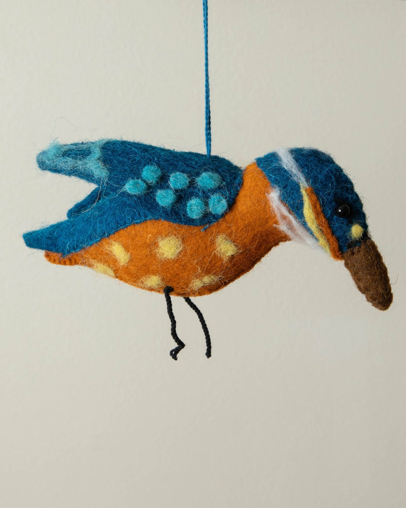 Handmade Wool Felt Bird Ornaments - Lone Fox