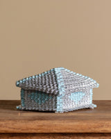 Handwoven Gum Wrapper Lidded Box, American, Mid-20th Century - Lone Fox