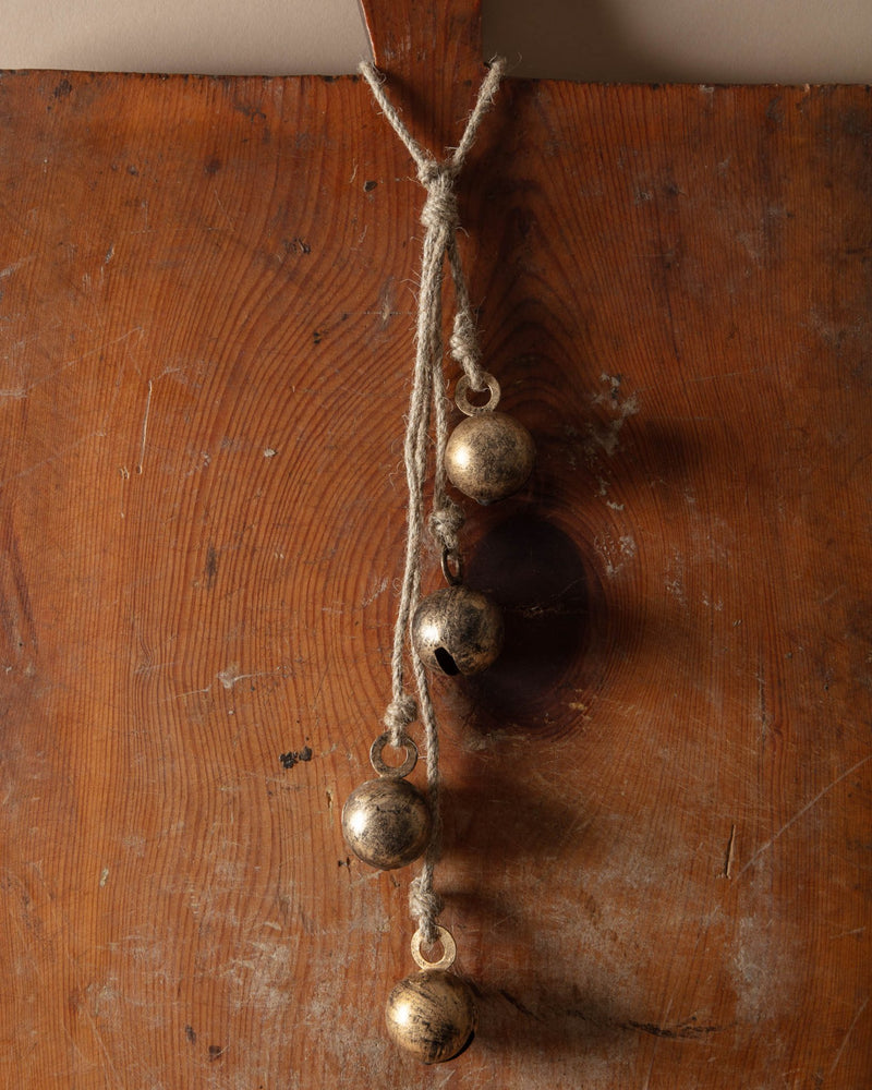 Hanging Antiqued Jingle Bells - Lone Fox