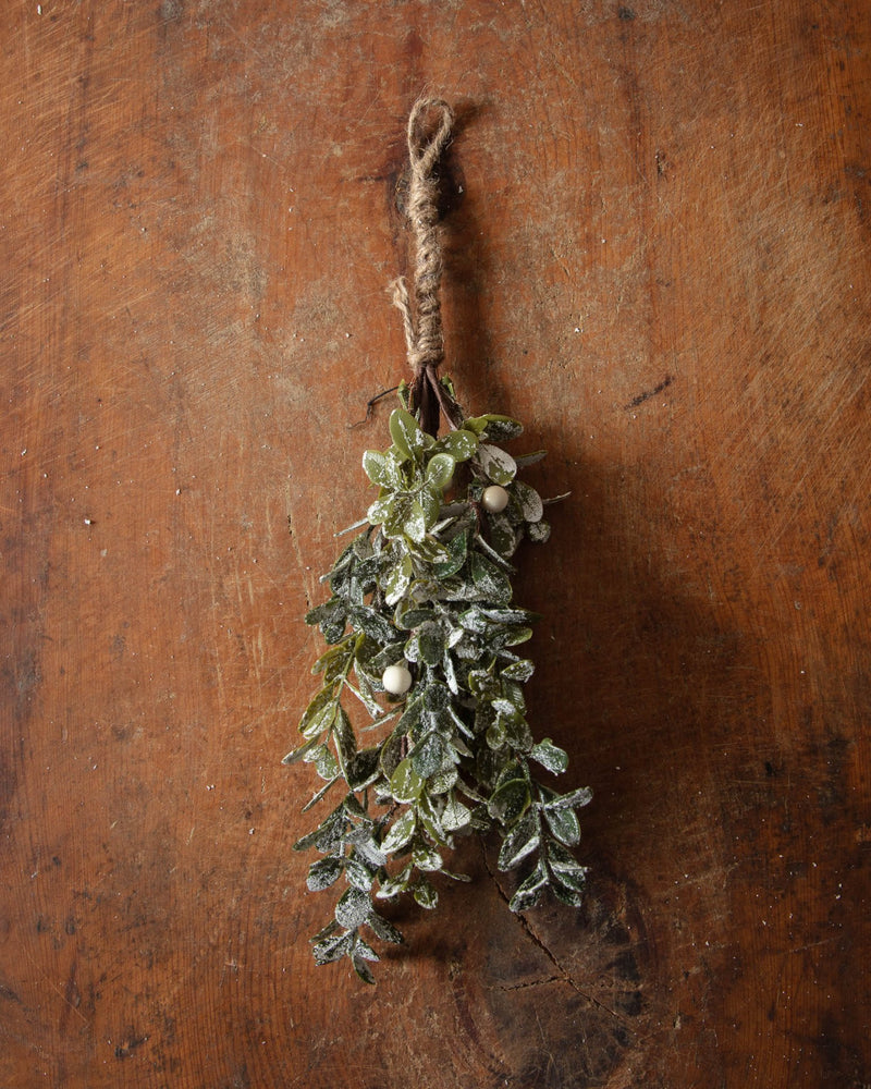 Hanging Faux Evergreen Bunch - Lone Fox