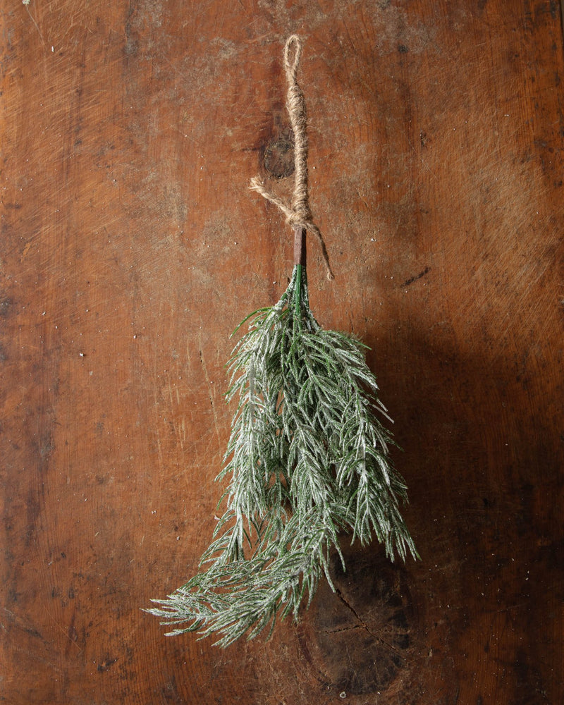 Hanging Faux Evergreen Bunch - Lone Fox