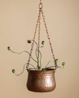 Hanging Hammered Copper Pot / Cauldron - Lone Fox