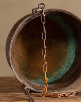 Hanging Hammered Copper Pot / Cauldron - Lone Fox