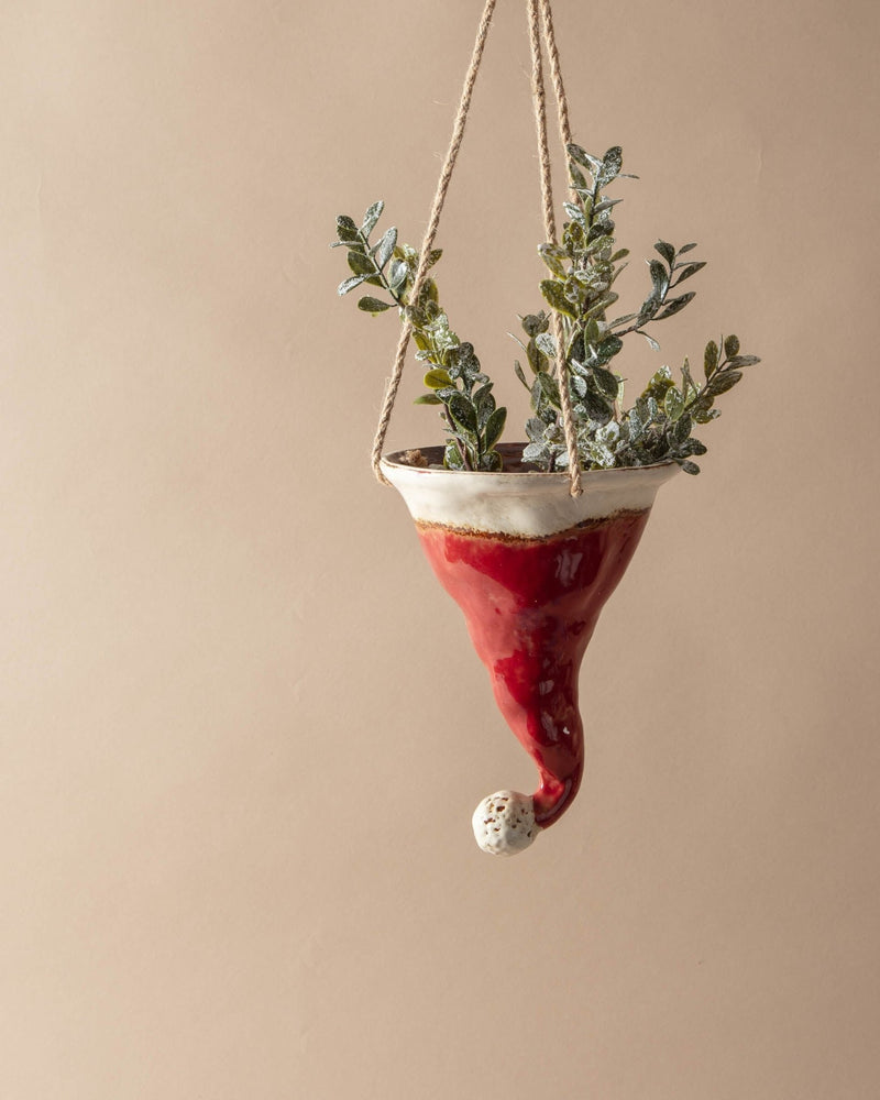 Hanging Santa Hat Planter - Lone Fox