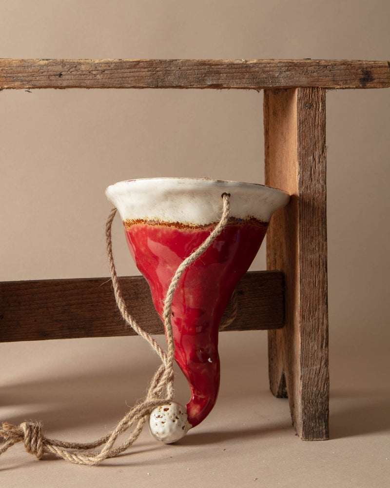 Hanging Santa Hat Planter - Lone Fox