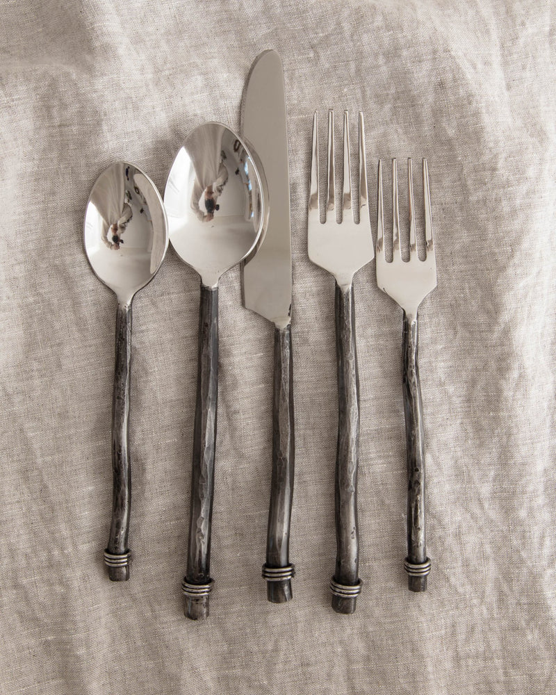 Hansel Antiqued Flatware Set - Lone Fox