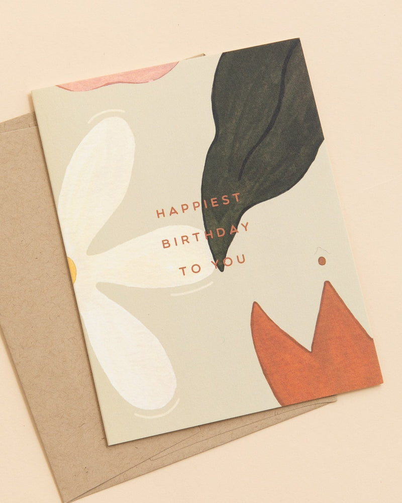 Happiest Birthday Card - Lone Fox