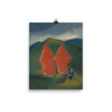 "Hay Barns" Art Print - Lone Fox