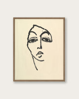 "Head of a Woman" Art Print - Lone Fox