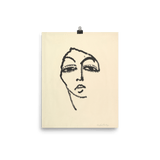 "Head of a Woman" Art Print - Lone Fox