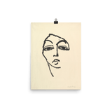 "Head of a Woman" Art Print - Lone Fox