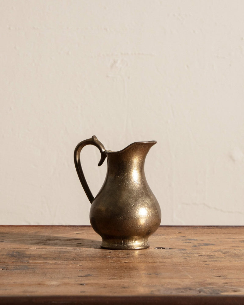 Heavy Solid Brass Pitcher - Lone Fox