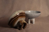 Heirloom Raised Arched Bowl - Onyx - Lone Fox