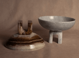 Heirloom Raised Arched Bowl - Onyx - Lone Fox
