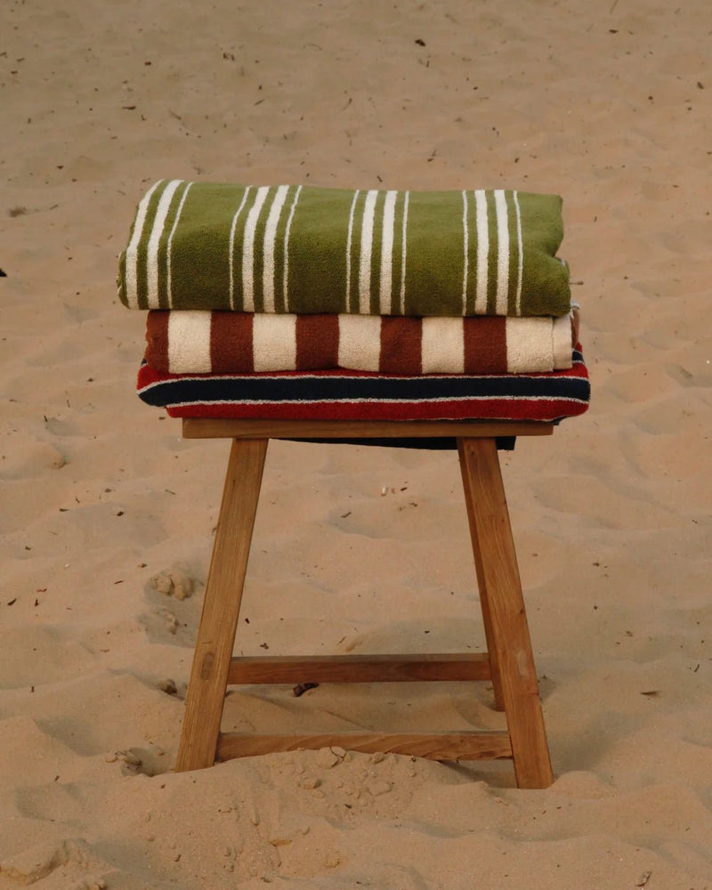 Helena Stripe Pool Towel - Lone Fox