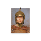 “Helmet for Figure of Force” Art Print - Lone Fox